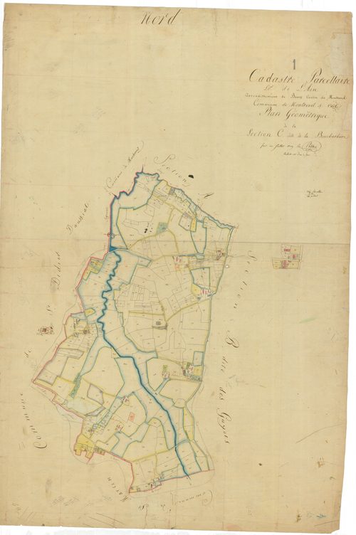 Montrevel-en-Bresse - 3 P 7578 - 3 P 7578 -  Feuille 1  (1810)