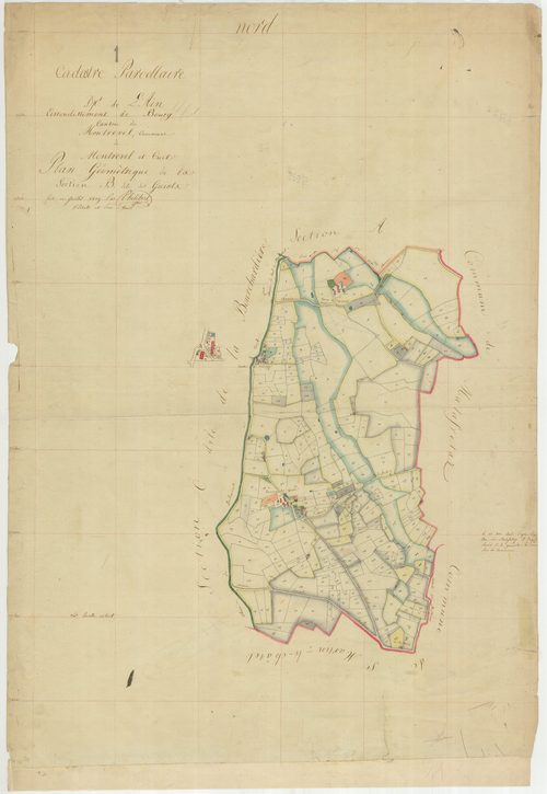Montrevel-en-Bresse - 3 P 7577 - 3 P 7577 -  Feuille 1  (1810)