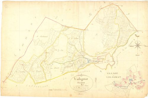 Volognat - 3 P 9597 - 3 P 9597 -  Feuille 1  (1818)