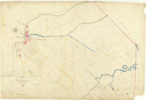 Volognat - 3 P 9600 - 3 P 9600 -  Feuille 1  (1818)