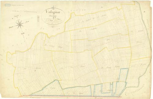Volognat - 3 P 9599 - 3 P 9599 -  Feuille 3  (1818)