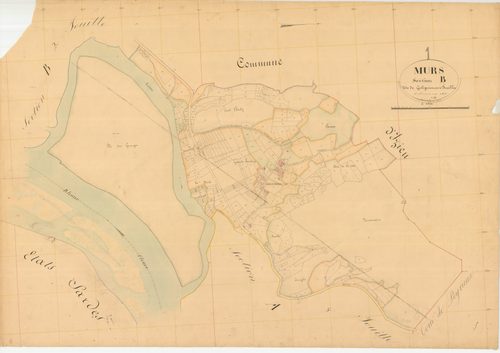 Murs-et-Gélignieux - 3 P 7590 - 3 P 7590 -  Feuille 1  (1836)