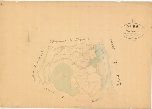 Murs-et-Gélignieux - 3 P 7587 - 3 P 7587 -  Feuille 1  (1836)