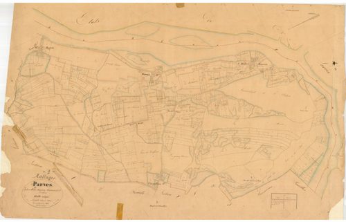 Nattages (Parves et Nattages, Ain, France ; ancienne commune) - 3 P 7788 - 3 P 7788 -  Feuille 1  (1836-1872)