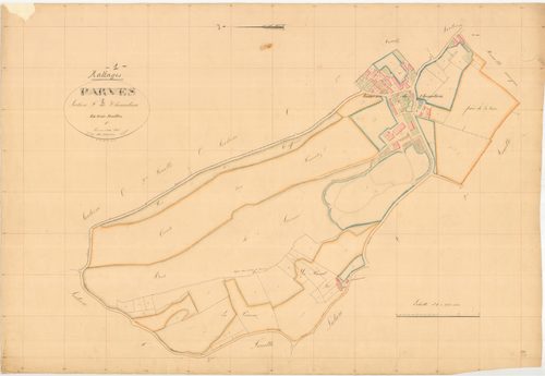 Nattages (Parves et Nattages, Ain, France ; ancienne commune) - 3 P 7789 - 3 P 7789 -  Feuille 1  (1836-1872)