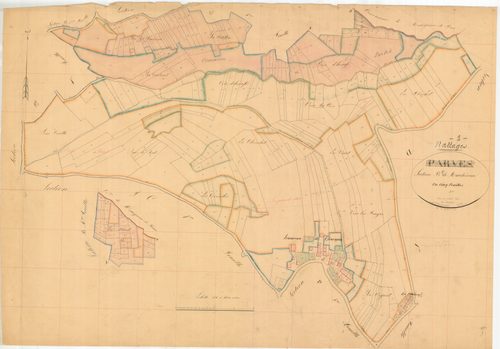 Nattages (Parves et Nattages, Ain, France ; ancienne commune) - 3 P 7778 - 3 P 7778 -  Feuille 2  (1836-1872)
