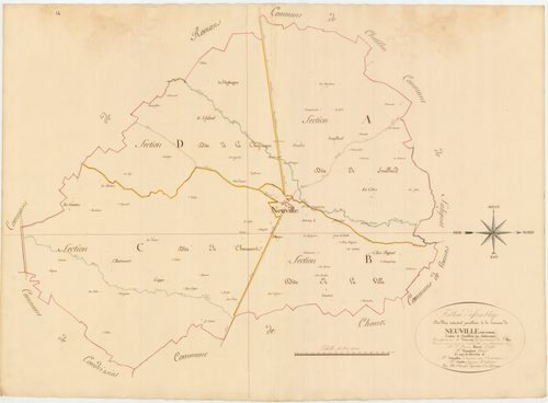 Neuville-les-Dames - 3 P 10145-1 - 3 P 10145-1 -  Tableau d'assemblage  (1811)