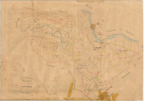 Neuville-sur-Ain - 3 P 7605 - 3 P 7605 -  Tableau d'assemblage  (1844)