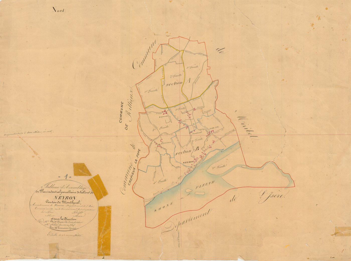Neyron - 1777 W 319-1 - 1777 W 319-1 -  Tableau d'assemblage  (1830)