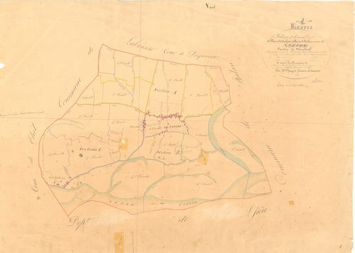 Niévroz - 1777 W 320-1 - 1777 W 320-1 -  Tableau d'assemblage  (1834)