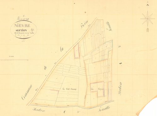 Niévroz - 1777 W 320-3 - 1777 W 320-3 -  Feuille 2  (1834)