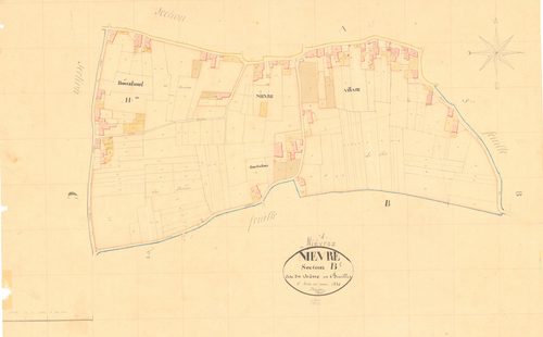 Niévroz - 1777 W 320-8 - 1777 W 320-8 -  Feuille 1  (1834)
