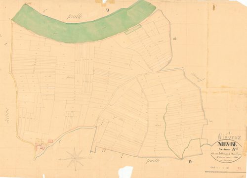 Niévroz - 1777 W 320-10 - 1777 W 320-10 -  Feuille 3  (1834)
