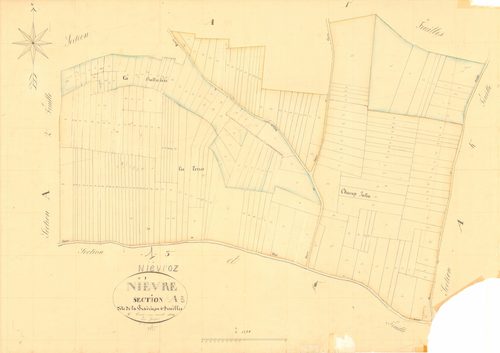 Niévroz - 1777 W 320-4 - 1777 W 320-4 -  Feuille 3  (1834)