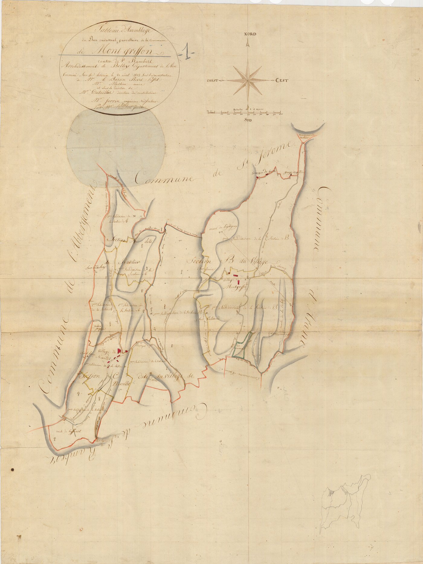 Nivollet-Montgriffon - 3 P 7541 - 3 P 7541 -  Tableau d'assemblage  (1812)