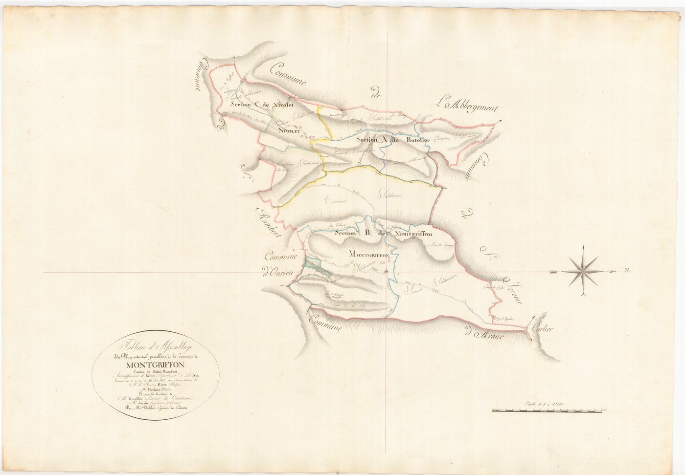 Nivollet-Montgriffon - 3 P 10114-1 - 3 P 10114-1 -  Tableau d'assemblage  (1812)