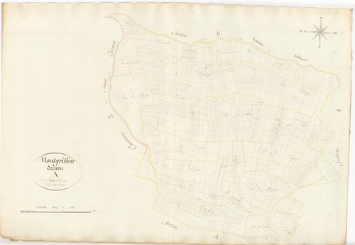 Nivollet-Montgriffon - 3 P 10114-4 - 3 P 10114-4 -  Feuille 3  (1812)