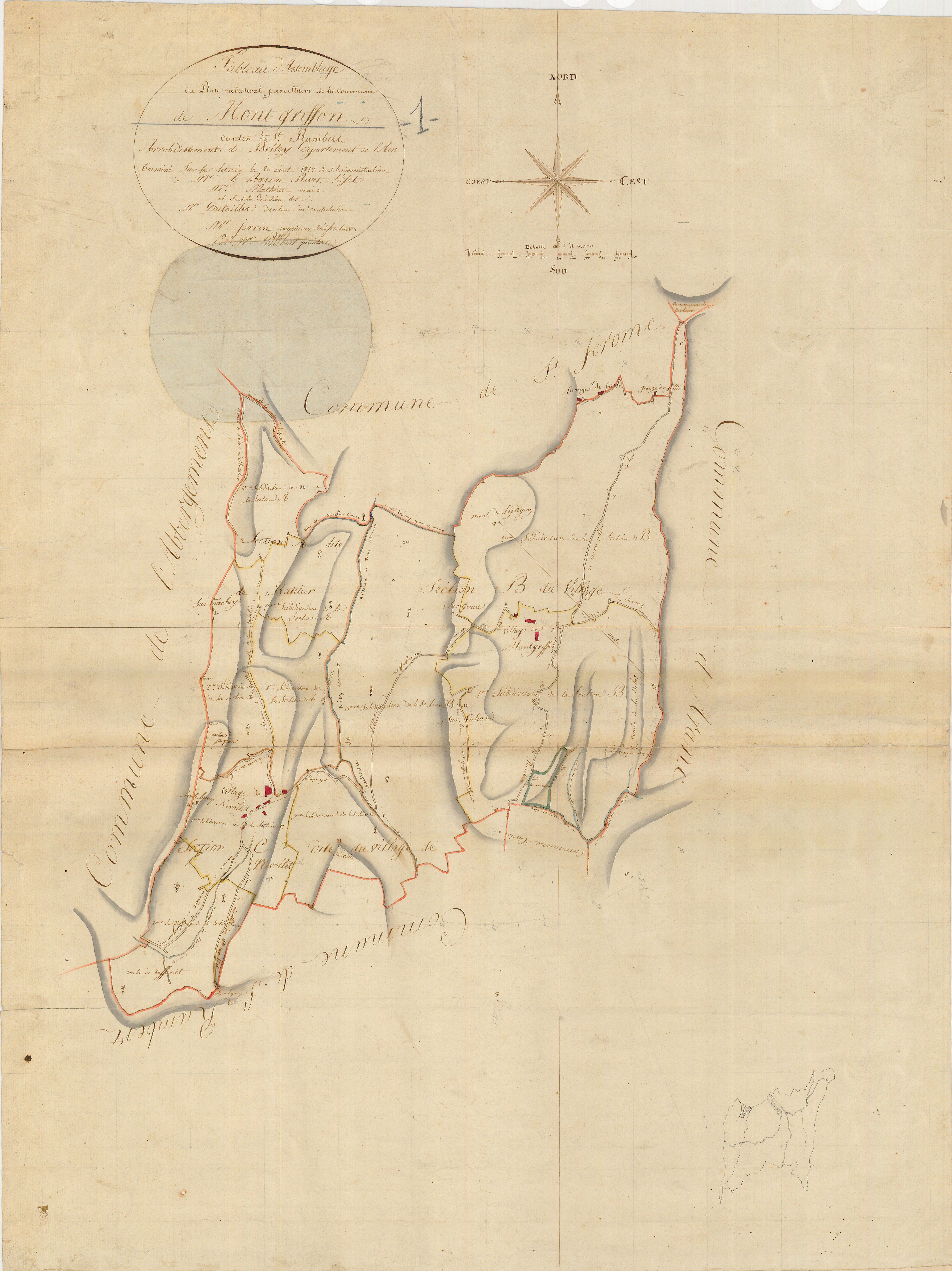 Nivollet-Montgriffon - 3 P 7541 - 3 P 7541 -  Tableau d'assemblage  (1812)