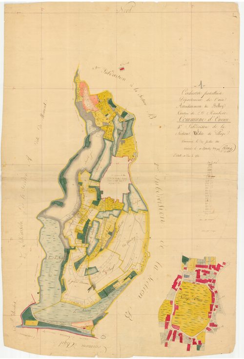 Oncieu - 3 P 7682 - 3 P 7682 -  Feuille 1  (1811)