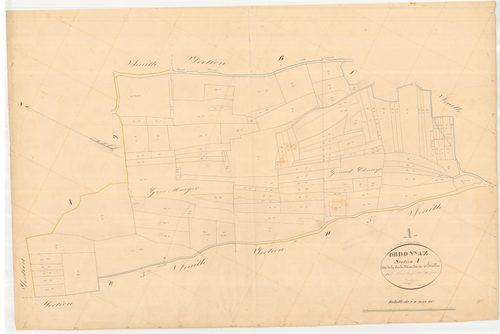 Ordonnaz - 3 P 7695 - 3 P 7695 -  Feuille 10  (1840)