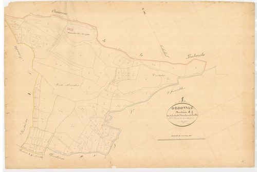 Ordonnaz - 3 P 7688 - 3 P 7688 -  Feuille 3  (1840)