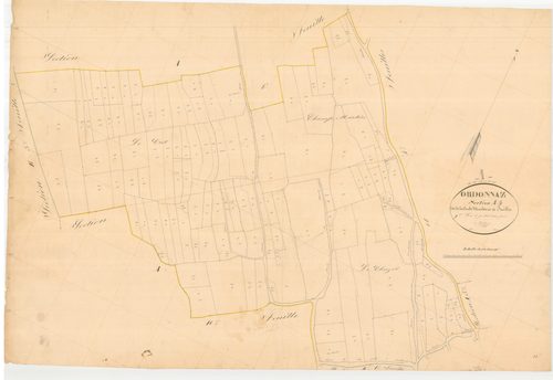 Ordonnaz - 3 P 7694 - 3 P 7694 -  Feuille 9  (1840)
