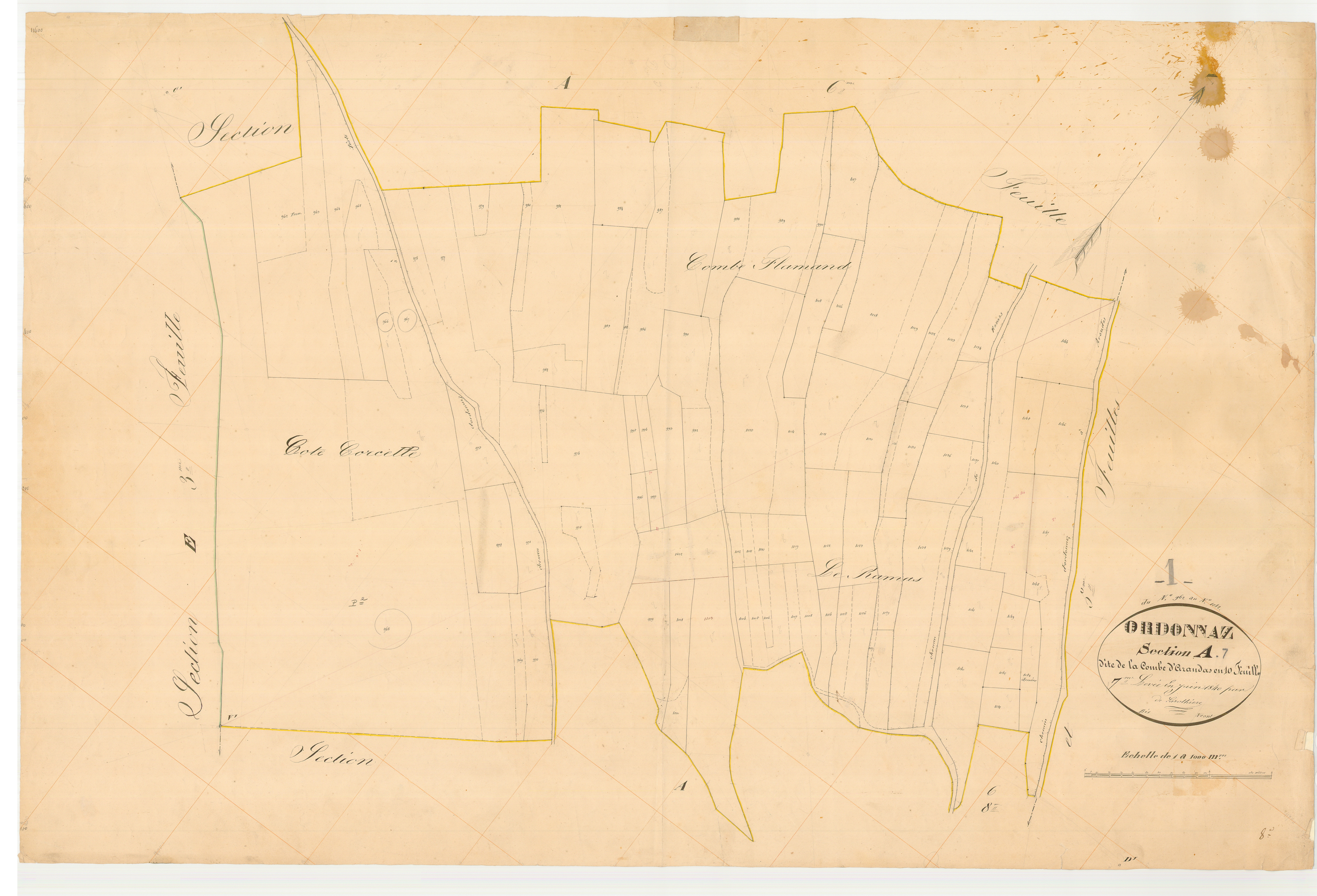 Ordonnaz - 3 P 7692 - 3 P 7692 - Feuille 7 (1840)