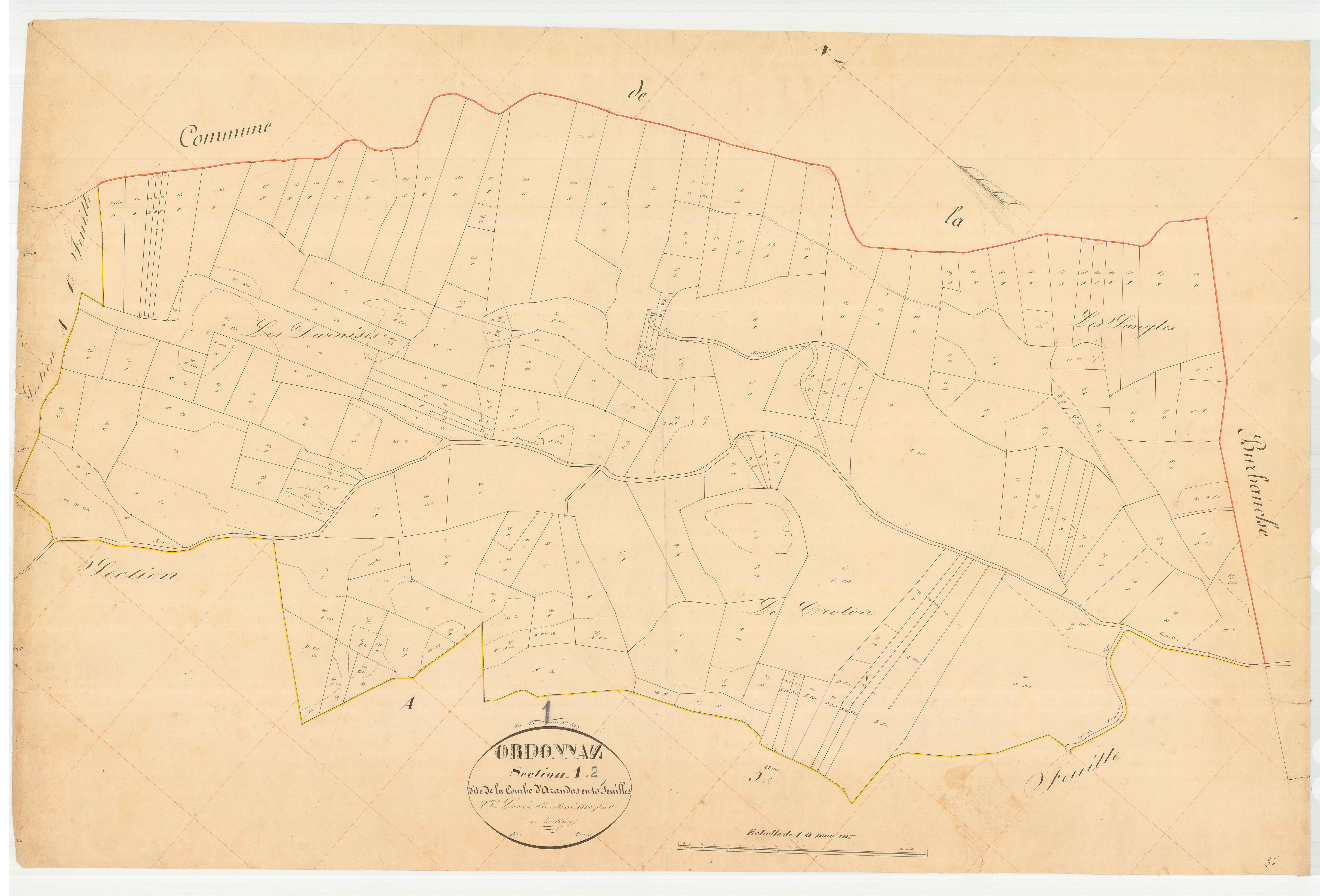 Ordonnaz - 3 P 7687 - 3 P 7687 - Feuille 2 (1840)