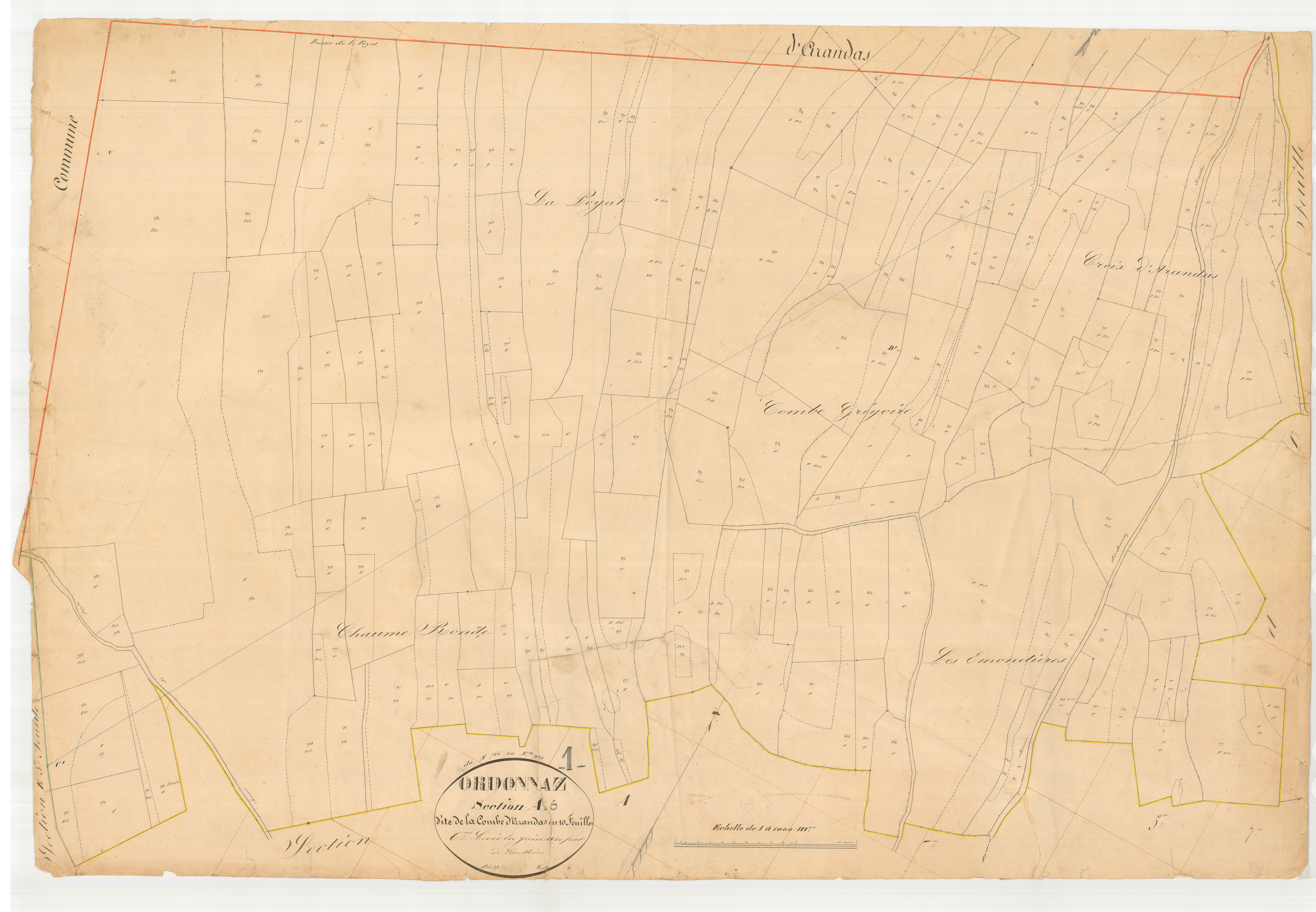 Ordonnaz - 3 P 7691 - 3 P 7691 - Feuille 6 (1840)