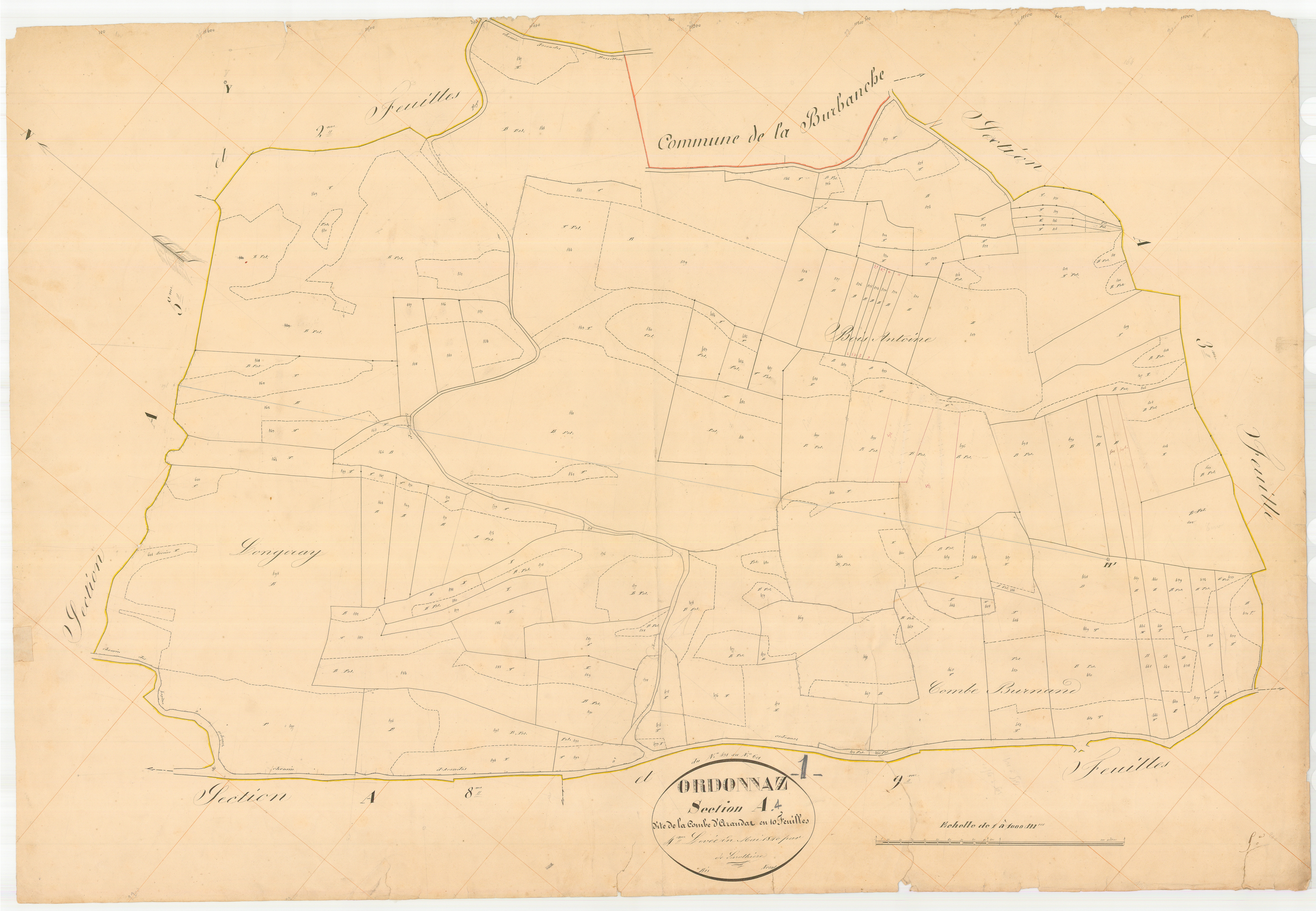 Ordonnaz - 3 P 7689 - 3 P 7689 - Feuille 4 (1840)