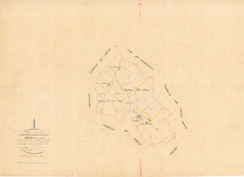 Ornex - 3 P 7716 - 3 P 7716 -  Tableau d'assemblage  (1845)