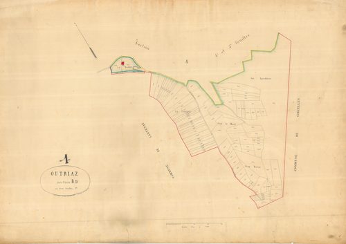 Outriaz - 3 P 7724 - 3 P 7724 -  Feuille 2  (1873)