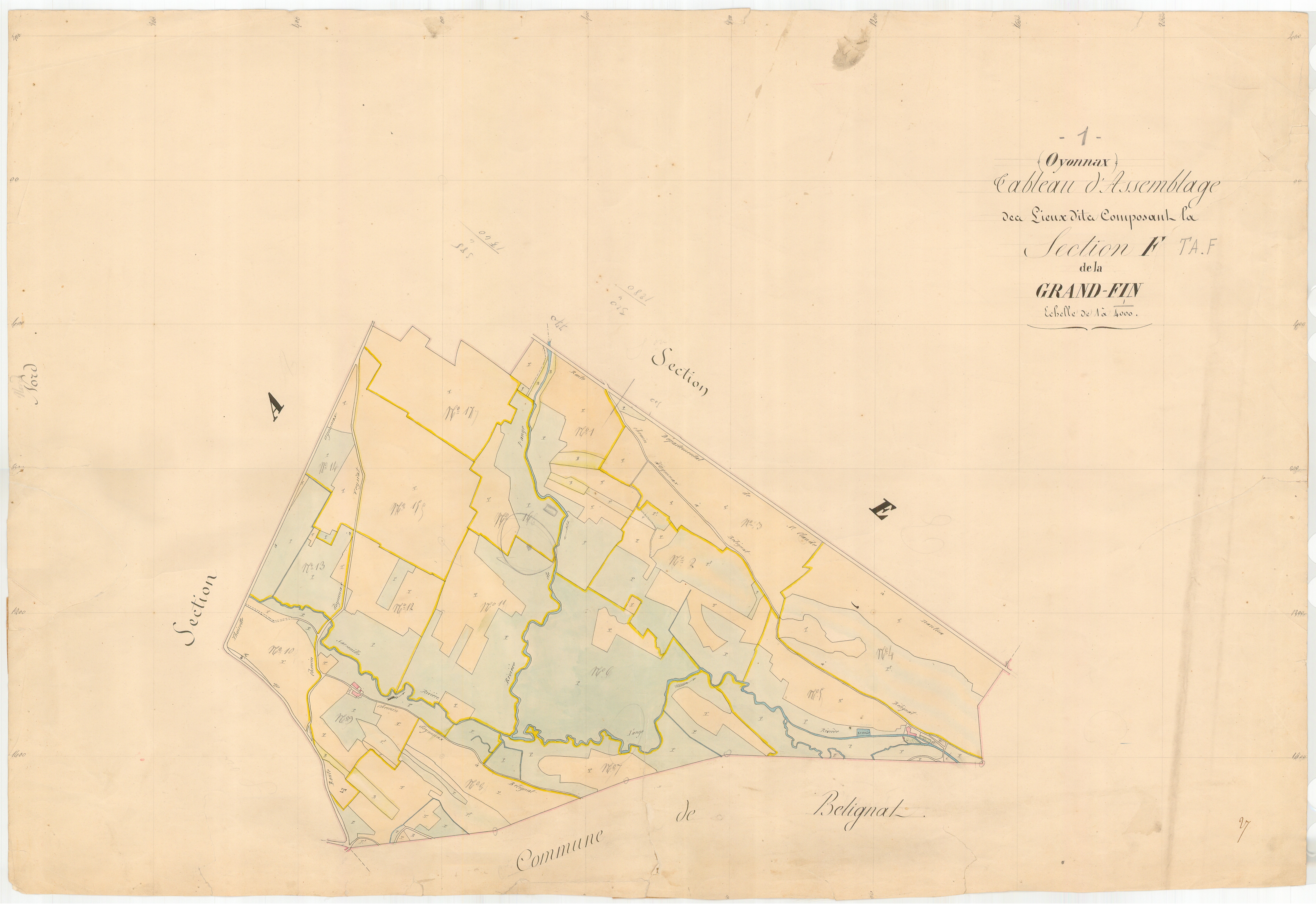 Oyonnax - 3 P 7731 - 3 P 7731 -  Section F  (1839)