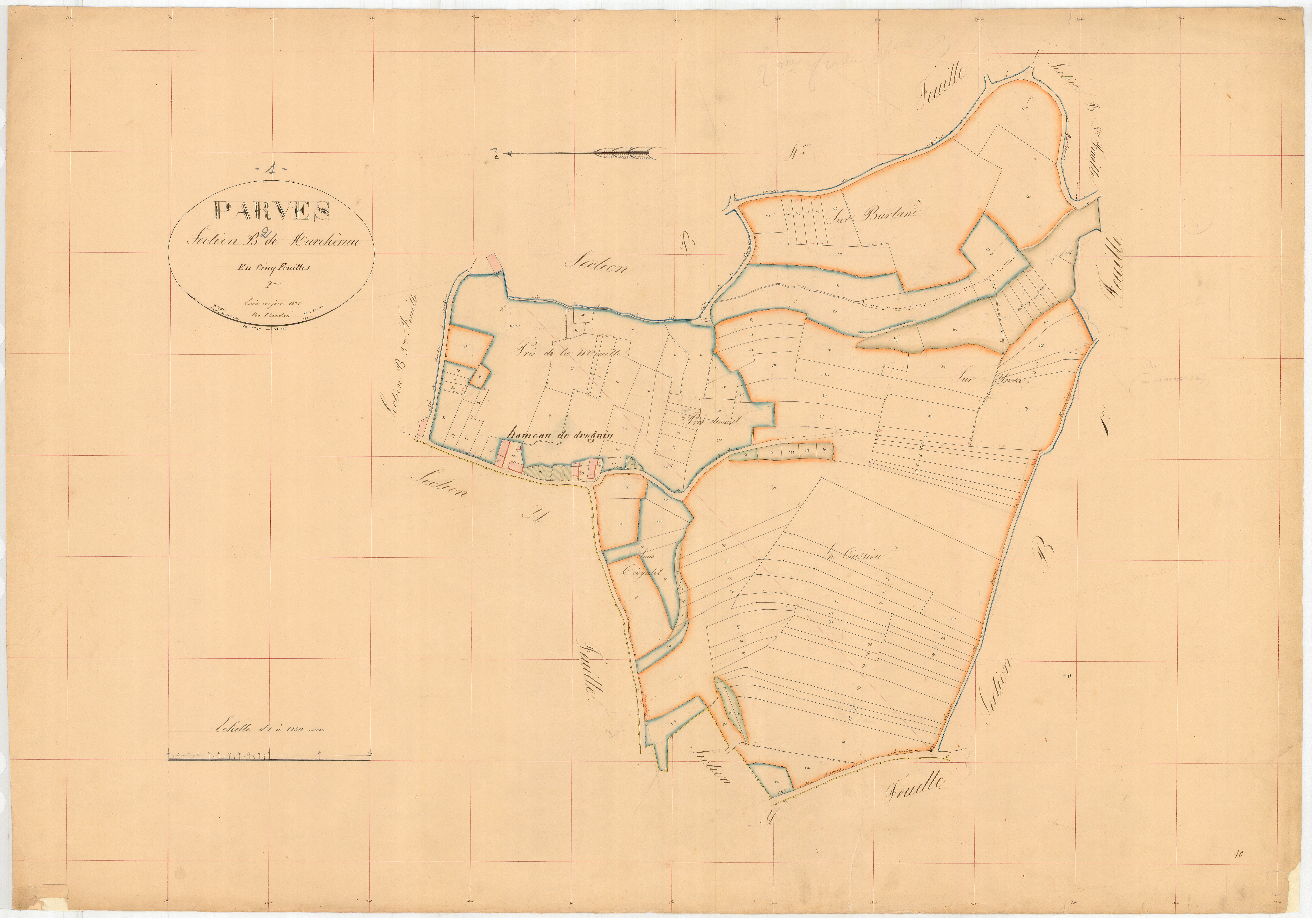Parves - 3 P 7775 - 3 P 7775 - Feuille 2 (1836)