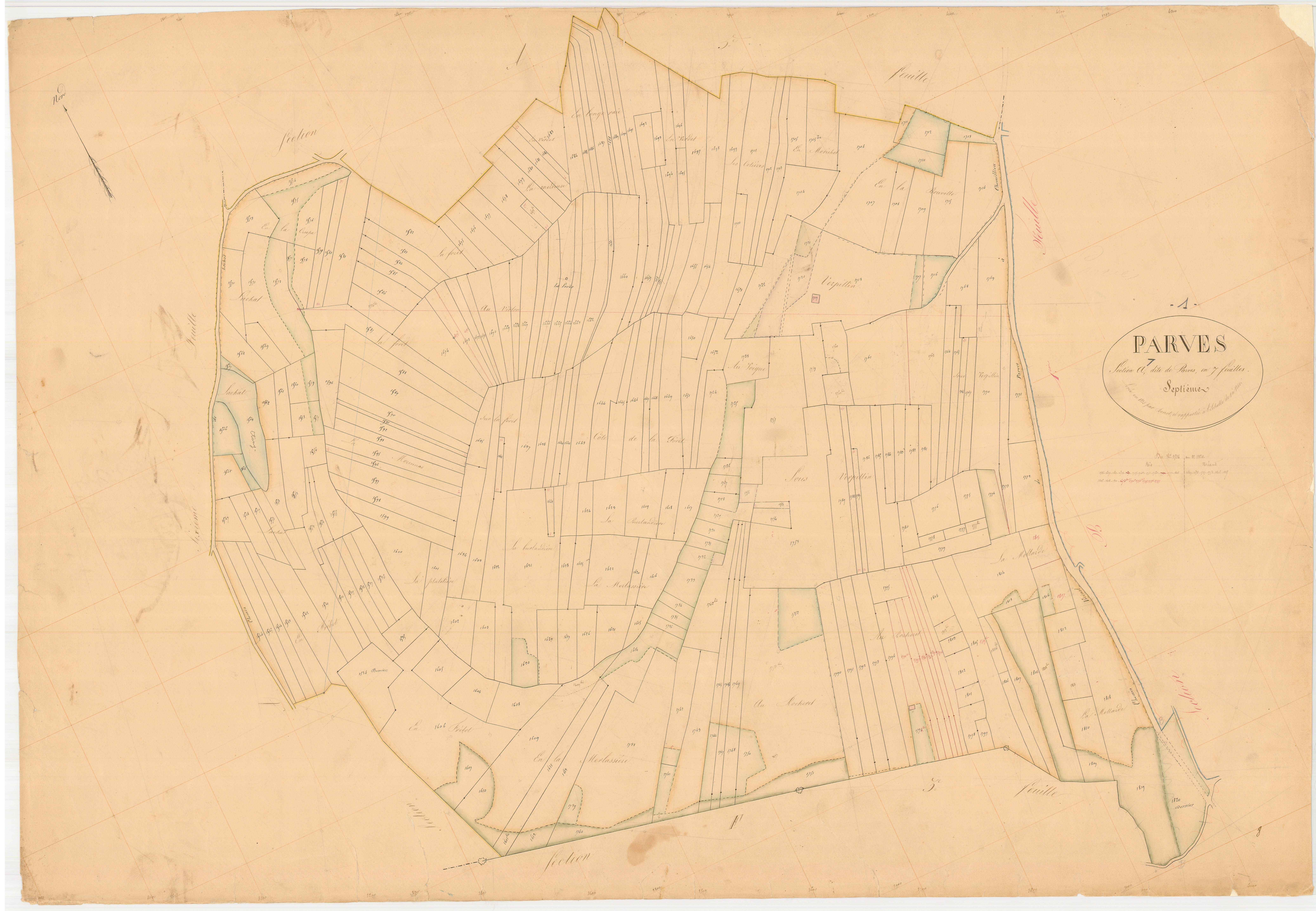 Parves - 3 P 7773 - 3 P 7773 - Feuille 7 (1836)
