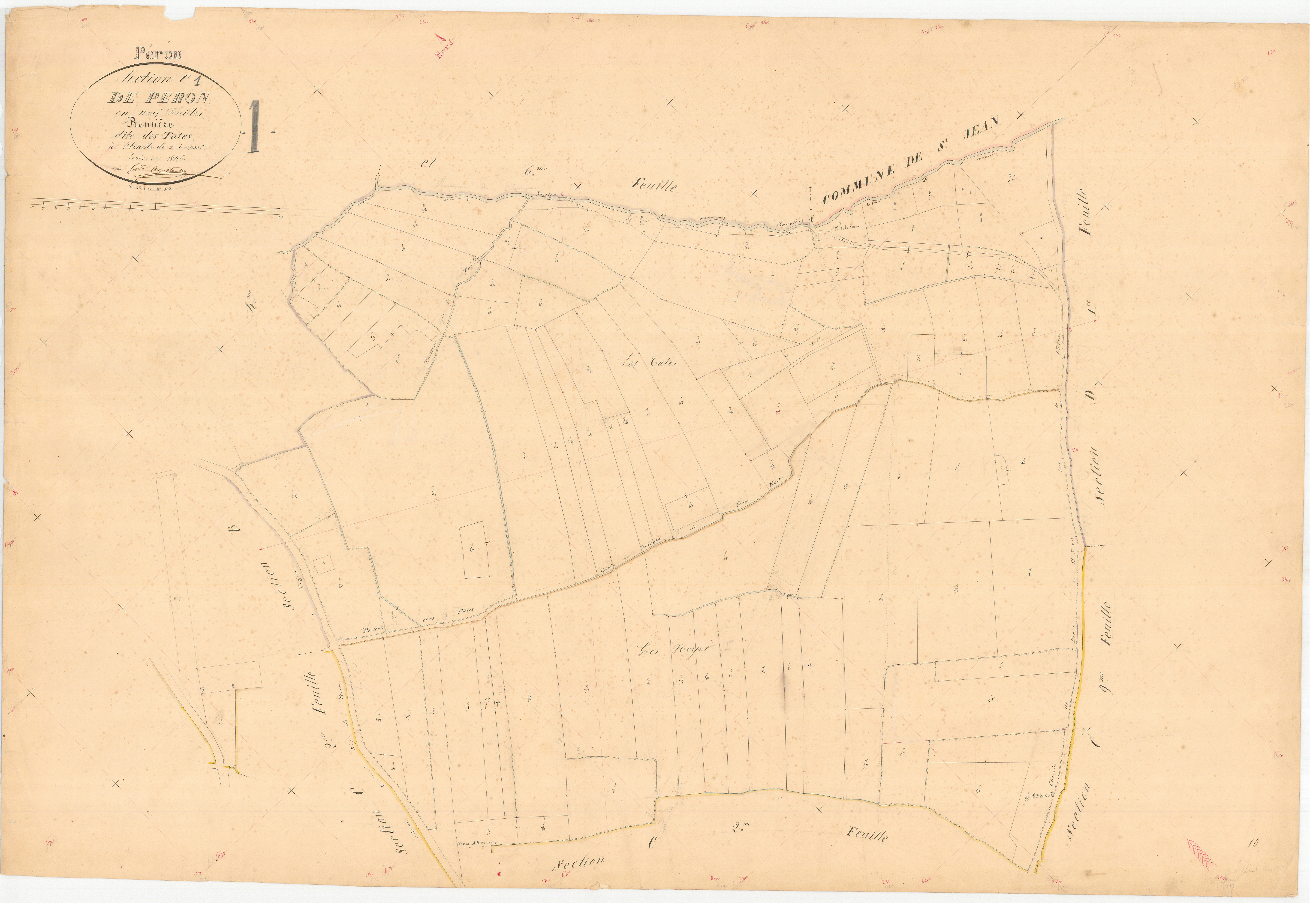 Péron - 3 P 7815 - 3 P 7815 - Feuille 1 (1846)