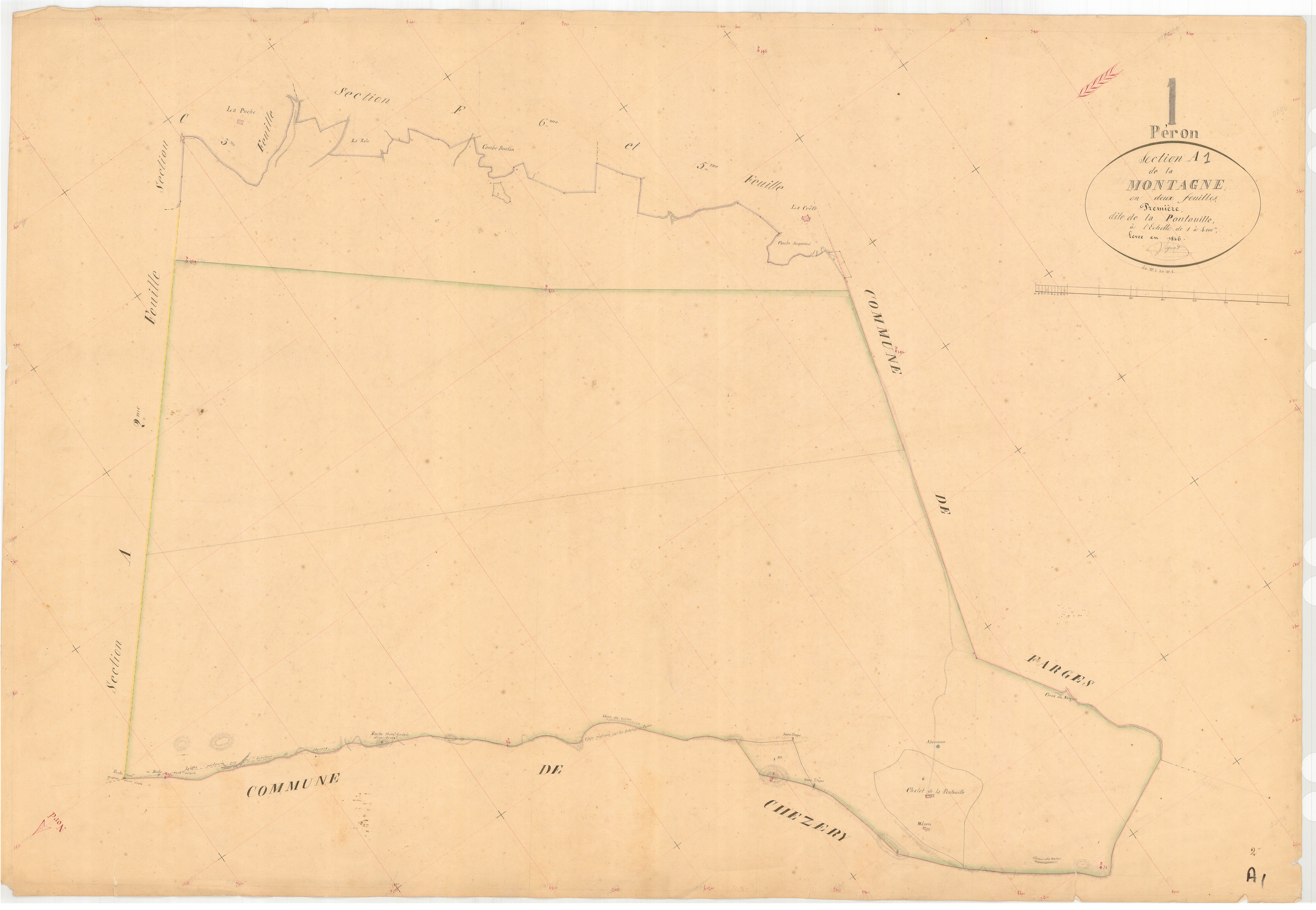 Péron - 3 P 7807 - 3 P 7807 - Feuille 1 (1846)