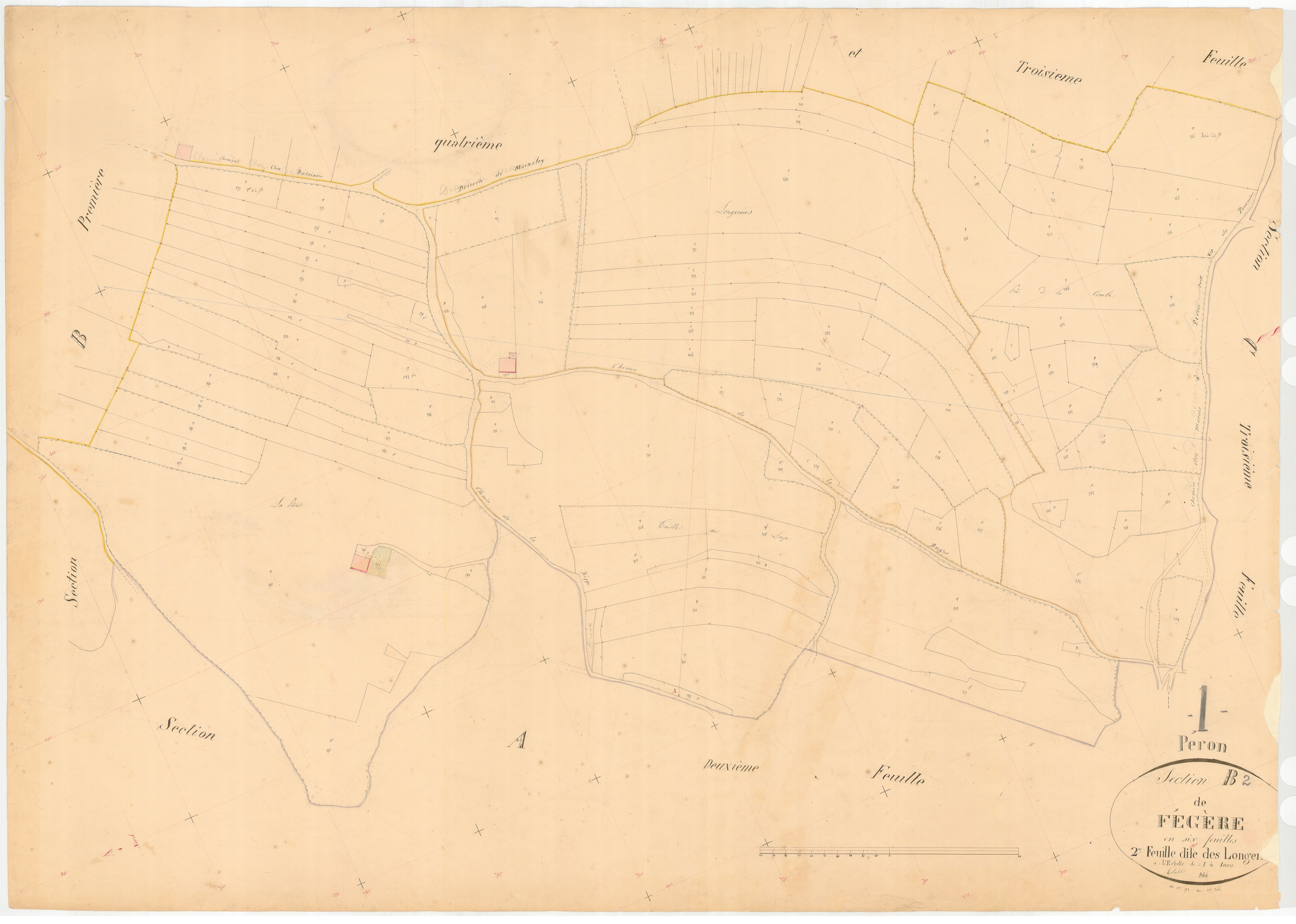 Péron - 3 P 7810 - 3 P 7810 - Feuille 2 (1846)