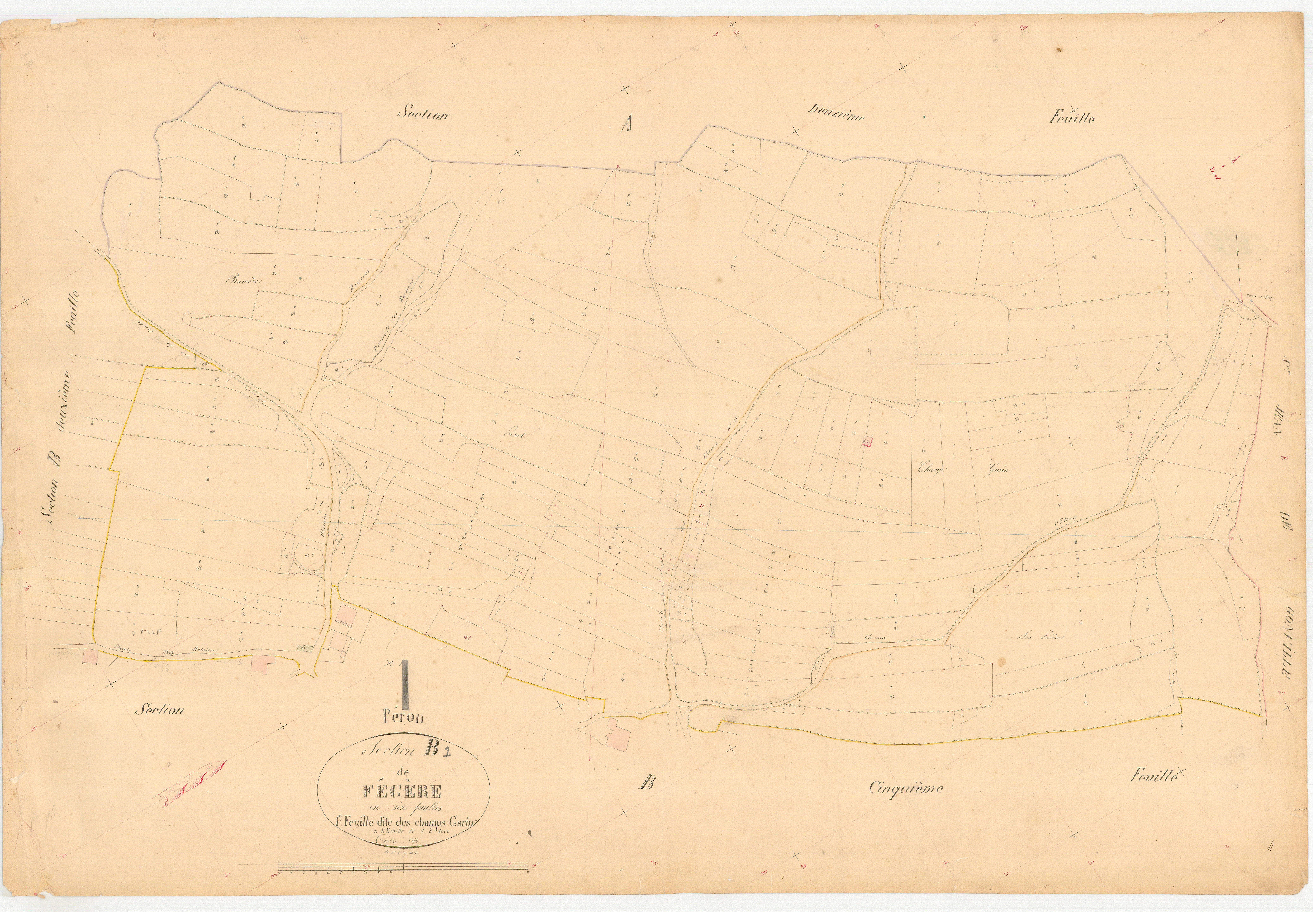 Péron - 3 P 7809 - 3 P 7809 - Feuille 1 (1846)