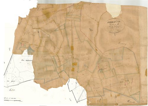 Péronnas - 3 P 7855 - 3 P 7855 -  Feuille 3  (1830)