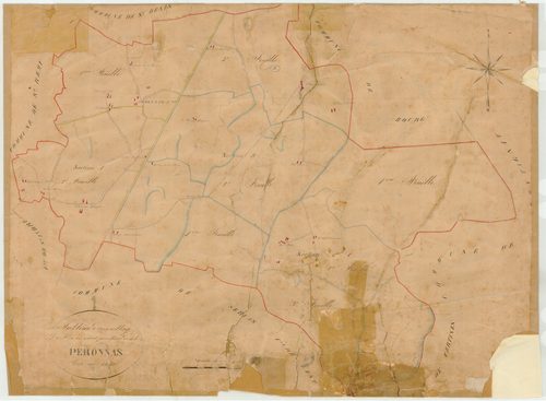 Péronnas - 3 P 7850 - 3 P 7850 -  Tableau d'assemblage  (1830)
