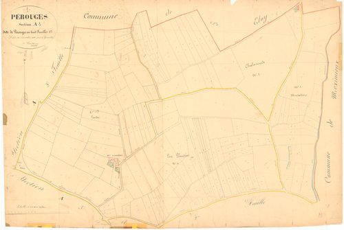 Pérouges - 1777 W 335-8 - 1777 W 335-8 -  Feuille 1  (1839)