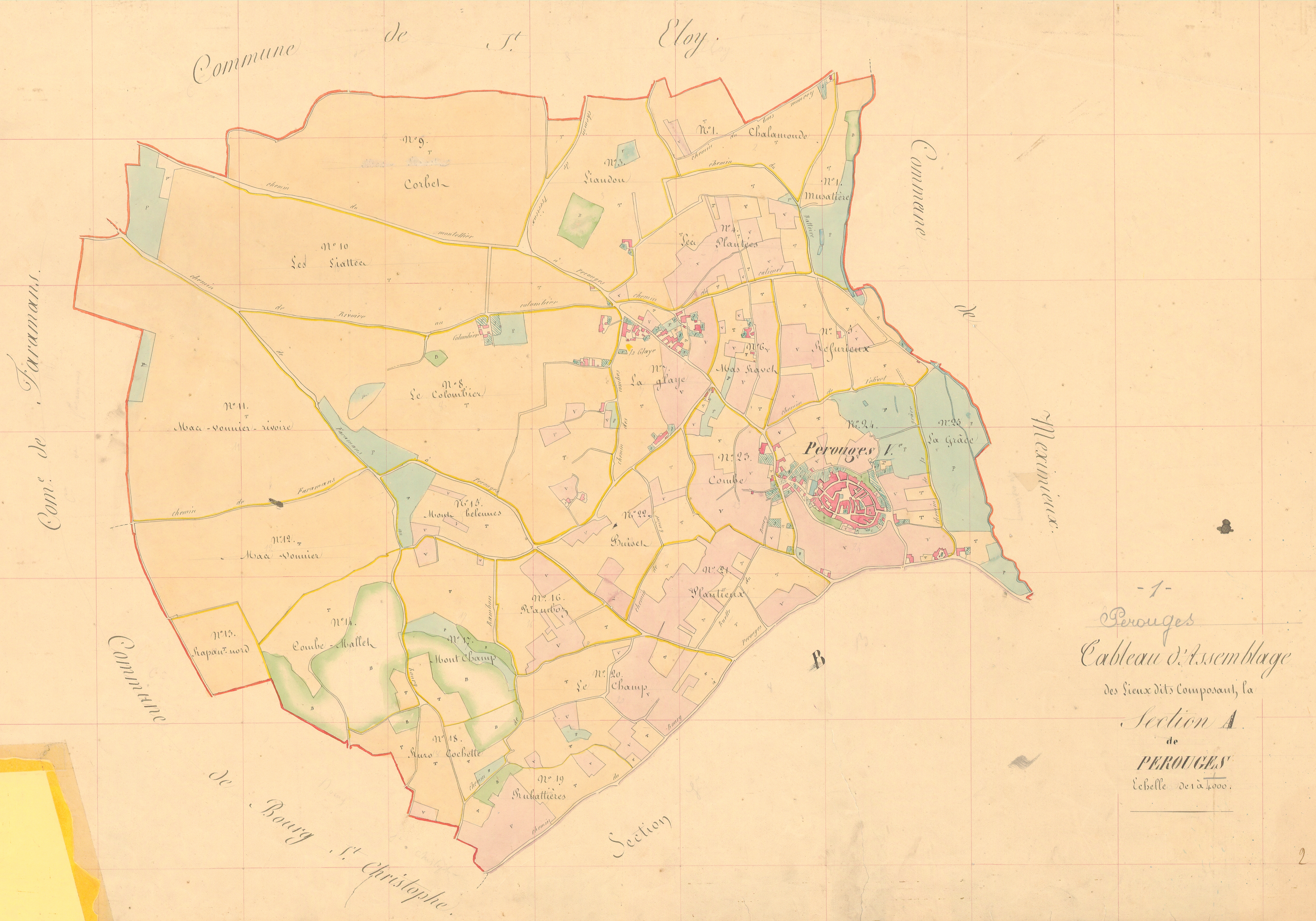 Pérouges - 1777 W 335-2 - 1777 W 335-2 - Section A (1839)
