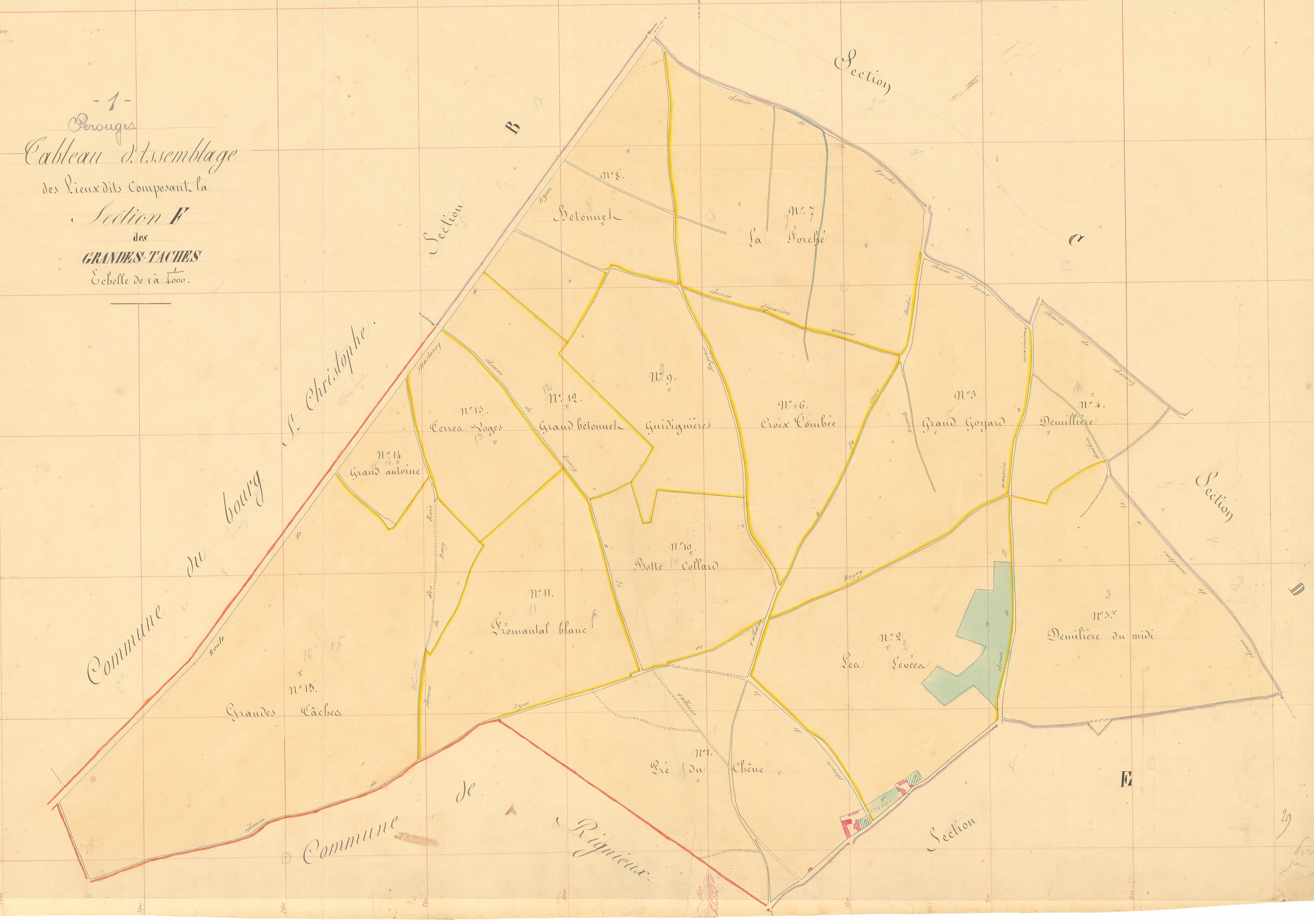 Pérouges - 1777 W 335-7 - 1777 W 335-7 - Section F (1839)
