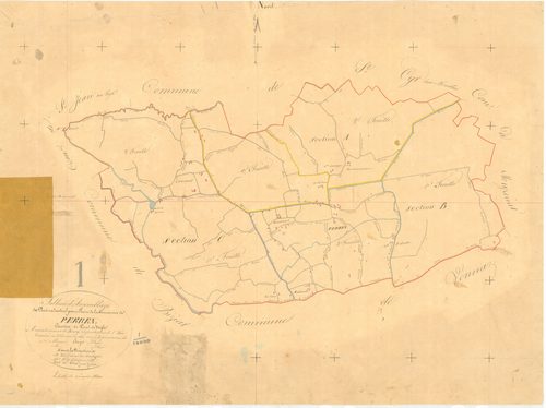 Perrex - 3 P 7859 - 3 P 7859 -  Tableau d'assemblage  (1834)