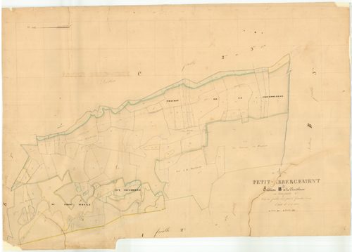 Le Petit-Abergement (Haut Valromey, Ain, France ; ancienne commune) - 3 P 6882 - 3 P 6882 -  Feuille 2  (1837)