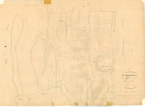 Le Petit-Abergement (Haut Valromey, Ain, France ; ancienne commune) - 3 P 6884 - 3 P 6884 -  Feuille 1  (1837)