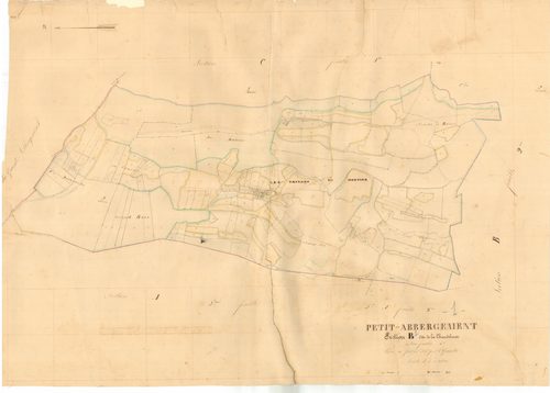 Le Petit-Abergement (Haut Valromey, Ain, France ; ancienne commune) - 3 P 6881 - 3 P 6881 -  Feuille 1  (1837)