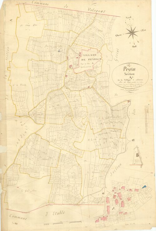 Peyriat - 3 P 7868 - 3 P 7868 -  Feuille 2  (1818)
