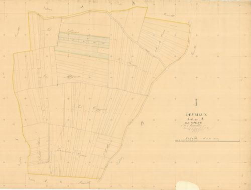 Peyrieu - 3 P 7873 - 3 P 7873 -  Feuille 3  (1836)